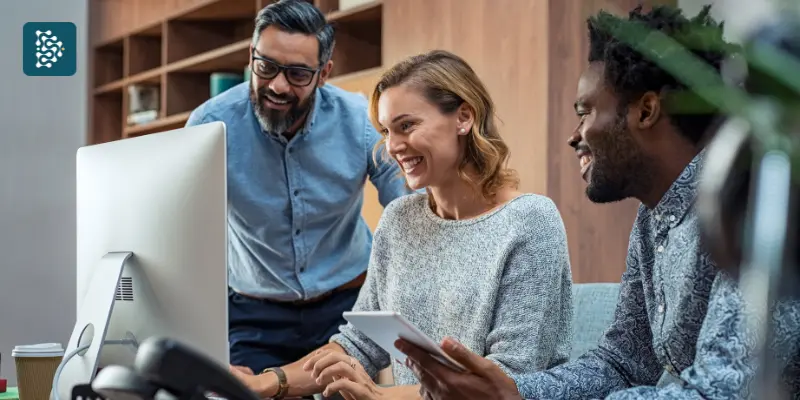 Gestores da administração hospitalar em ambiente de trabalho saudável com apoio do sistema Datasigh.