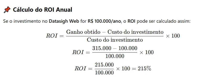 fórmula para calcular ROI