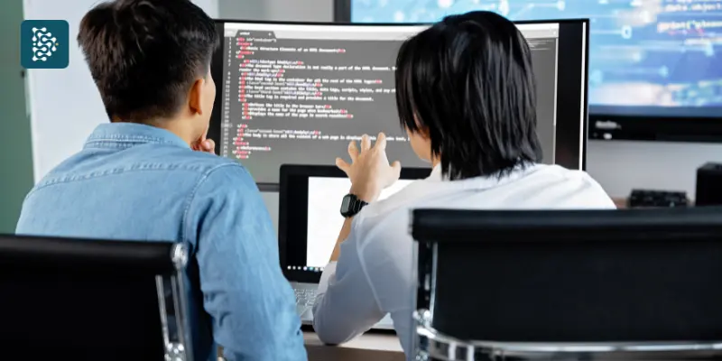 desenvolvedores de sistema trabalhando em Soluções em Nuvem para a Área da Saúde