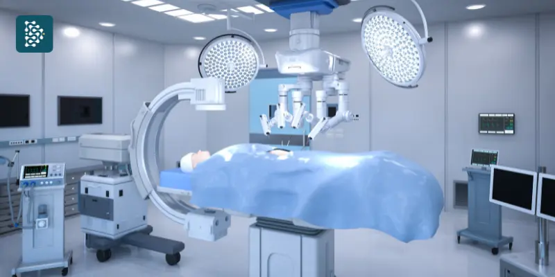 cirurgia sendo realizada com uso de inteligência artificial 