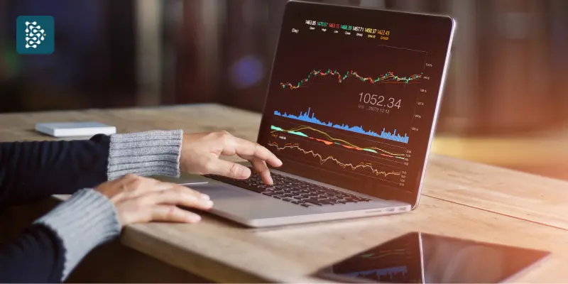 tela do computador mostrando gráfico com resultados do calculo do ROI de ERP para Saúde
