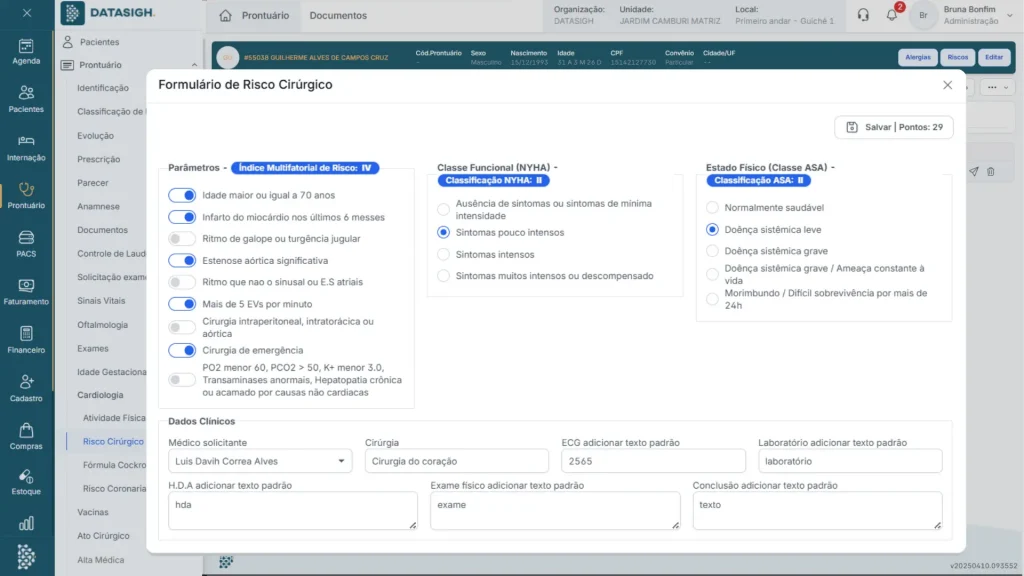 prontuario-cardiologia-exame-ecg-historico-paciente-risco-cirúrgico