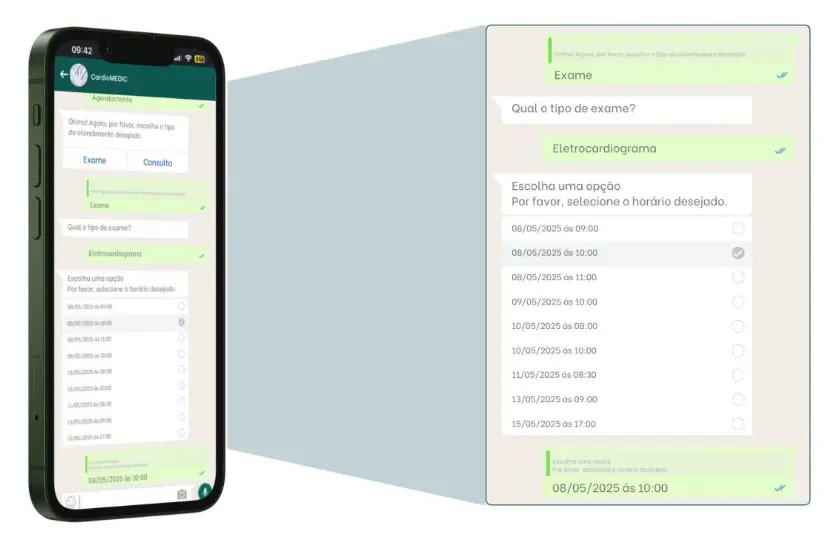 Chatbot de marcação de consultas por autoagendamento datasigh